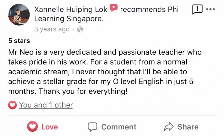 Phi Learning - PSLE, O & A Level English Tuition & Enrichment Classes